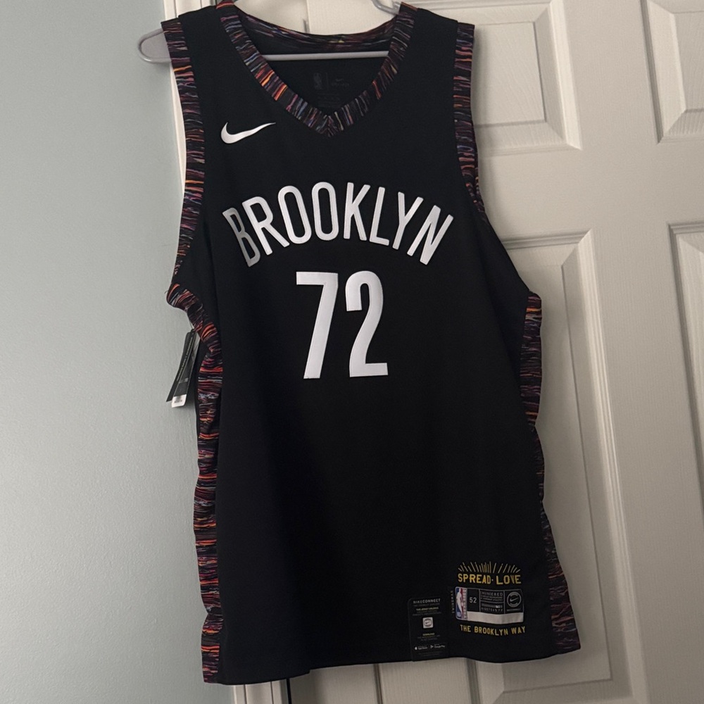 Nike Brooklyn Nets Biggie Basketball Jersey - Black New With Tags Size XL